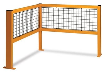 Picture of QMP Fully Welded Barrier - Corner Barrier - Mesh Infill - 1000L x 1100H mm - [QM-RBCU1011MYXX]
