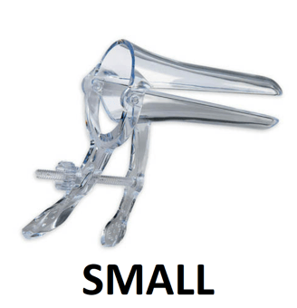 picture of PELIspec Vaginal Specula with Lock Clear Small x 25 - [ML-400105] - (LP)