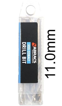 picture of Abracs HSS Cobalt Drill Bit - 11.0mm - Pack of 5 - [ABR-DBCB11005]