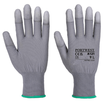 picture of Portwest A121 PU Fingertip Glove Grey - PW-A121GRR