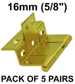 picture of EB Double Cranked Flush Hinge - 16mm (5/8") - Pack of 5 Pairs - [CI-CH115L]