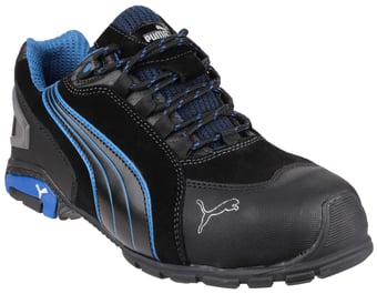 picture of Puma Safety Rio Low Lace-up Black Safety Shoe S3 SRC - FS-23096-37923
