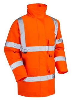 Picture of LEO Orange Hi-Vis Parka Jacket Class 3 - LE-A01-O