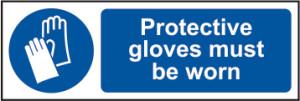 picture of Spectrum Protective gloves must be worn – RPVC 300 x 100mm - SCXO-CI-11393