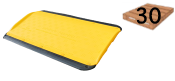 picture of SupaGrip® SafeKerb Wheelchair Ramp - Anti-Slide Technology - Anti-Slide Hi-Vis Surface - Pallet Quantity: 30 - [OX-0836]