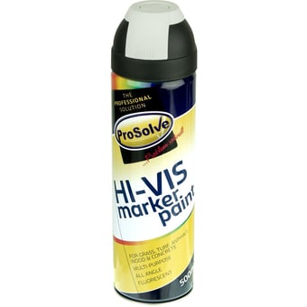 picture of Prosolve Hi-Vis Marker Paint Aerosol 500ml Fluorescent White - [PV-PVHIVISFWA]