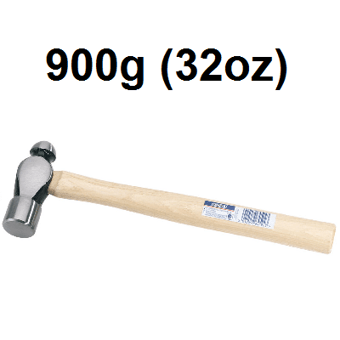 picture of Draper - Ball Pein Hammer With Hickory Shaft - 900g (32oz) - [DO-64592]