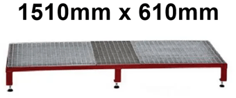 picture of Slingsby Adjustable Modular Work Platform - Red - 1510mm - Adjustable Height 140-210mm - [SLB-434967] - (LP)