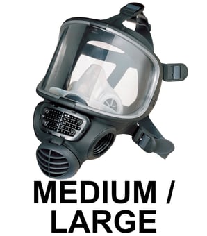 picture of 3M FM3 Reusable Full Face Mask - Medium/Large - [3M-FF-302]
