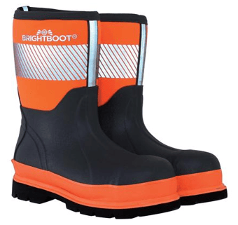 picture of Brightboot - S5 Mid Wellingtons Orange/Grey - BH-BBMO - (DISC-R)