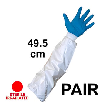 picture of Chemsplash Sterile Irradiated OverSleeves 49.5cm - Pair - [BG-5771]