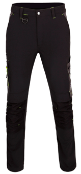 picture of Flex Workwear Two-tone Trouser Black/Grey Regular Leg - BE-SFTBLGY