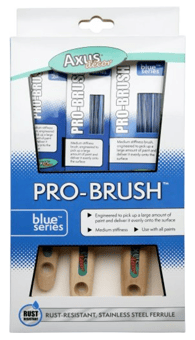 picture of Axus Decor Pro-Brush Set Blue Series - Set of 3 - [OFT-AXU/BBS3]