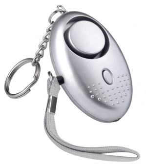 picture of Walk Easy Mini Silver Keyring Personal Alarm -130 dBs - [WEA-WE112-SIL]