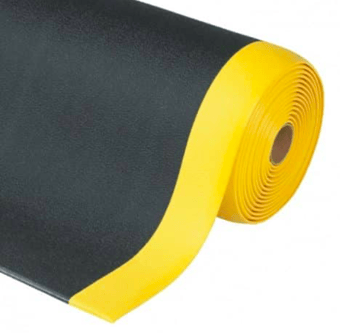 Picture of Soft-Step Anti-Static Anti-Fatigue Mat - Yellow - 910mm x 600mm - [WWM-21110-09106009-BKYL] - (LP)