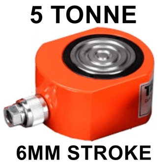picture of Tecpos Low Profile Pad Cylinder - 5 Tonne - 6mm Stroke - [GT-TSLC56]
