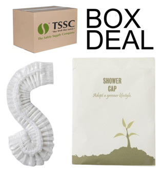 picture of Greener Lifestyle Shower Cap - Box Deal 10 x 50 - [IH-MCS-GLSC]
