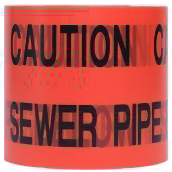 Picture of Ultratape Underground Marker Tape - Foul Sewer Pipe Below - 150mm x 365m - [ULT-0026150365RFS]