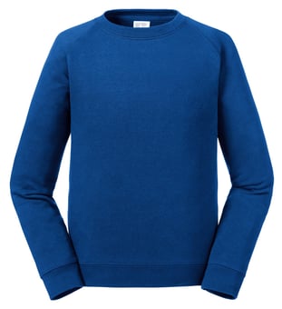 picture of Russell Schoolgear Children's Authentic Raglan Sweat - Bright Royal - BT-R271B-BRO