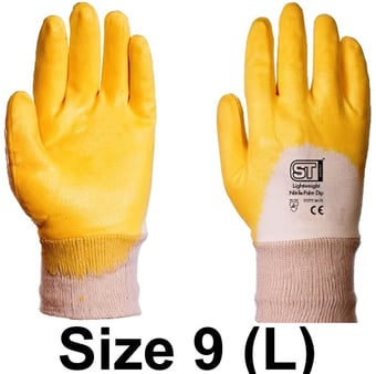 picture of Supertouch - Lightweight Nitrile Palm Dip Knit Wrist Glove - Conforms to EN388 CE (3121) and EN420 - ST-22273