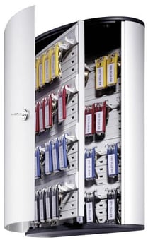 Picture of Durable - Silver Key Cabinet For 48 KEY CLIP - 302 x 400 x 118 mm - [DL-195423]