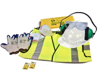 picture of The Original PPE Kit in a Bag - Only From The Safety Supply Company - IH-PPEKITINBAG2 - (HP)