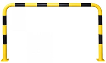 Picture of BLACK BULL Protection Guard - Indoor Use - (H)1200 x (W)2000mm - Yellow/Black - [MV-195.21.170]