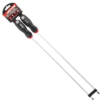 picture of Dekton Extra Long Flat & Pozi Screwdrivers 45cm - 2pc - [PD-DT65214]