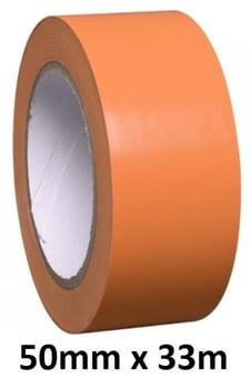 picture of PROline Tape 50mm Wide x 33m Long - Orange - [MV-261.16.322]