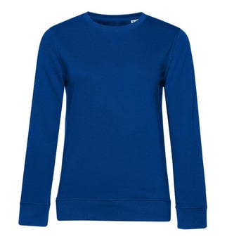 picture of B&C Women's Organic Crew Neck Sweat - Royal Blue - BT-WW32B-RBLU