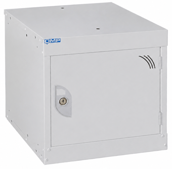 picture of QMP Cube Locker - Light Grey Doors - 380H x 380W x 380D mm - [QM-UG383838ZLXX]