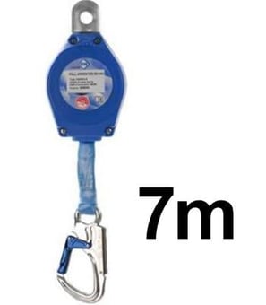 Picture of Ikar - Fall Arrest Block With 7m Webbing Lifeline in a Plastic Housing - [IK-HWPB7] 