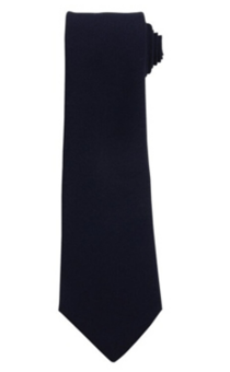 picture of Premier Plain Work Tie Black - [PLU-PR700MBLKL]