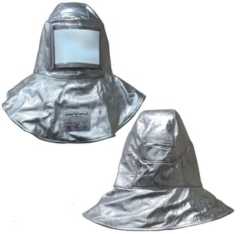 Picture of Aluminized Molten Metals - Heat Resistance Safety Hood - [GRF-GW7600ACSC5]