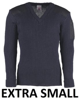 picture of AFE V-Neck Navy Blue "NATO" Sweater - Extra Small - [AE-V/NXS]