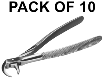 picture of Instrapac Extract Forceps - No.86 Adult Lower Molars Cowhorn - Pack of 10 - [VC-8118]