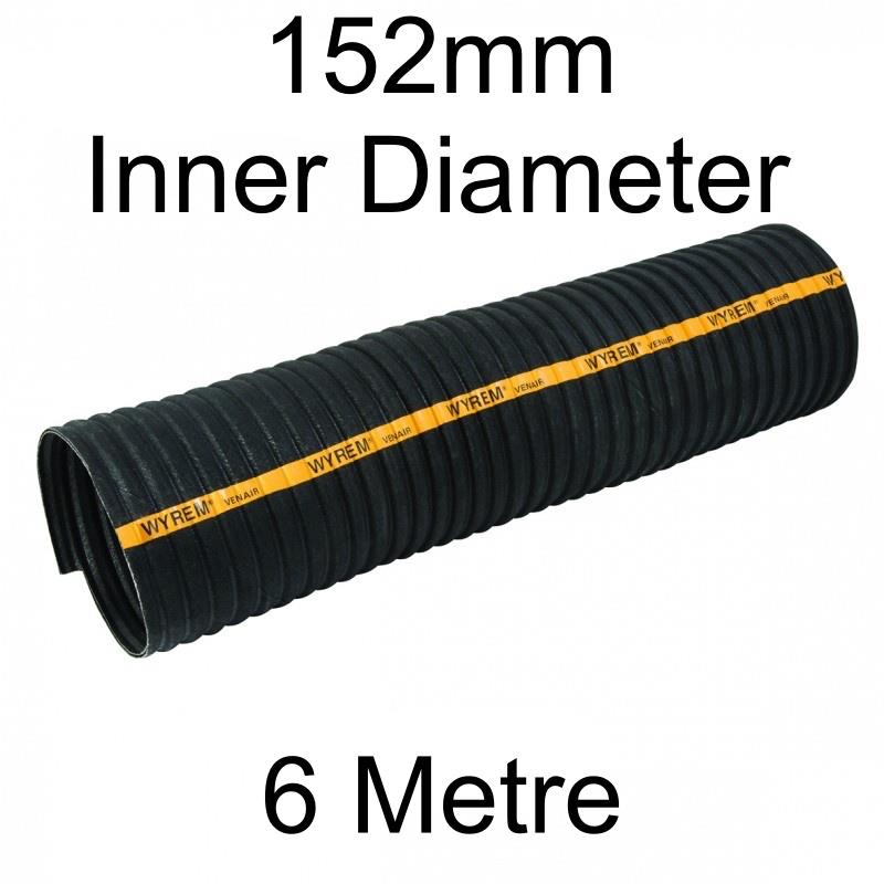 picture of Wyrem Flexible Hose - 152mm Bore x 6m - [HP-WYR-152]