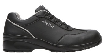 picture of Ladies S1 - SRC - Black Microfibre Lace Safety Shoe with PU Sole - [BR-2502]