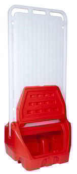 picture of Firechief PSP2-RED - Premium SitePoint Red - With Lid - [HS-109-1042]