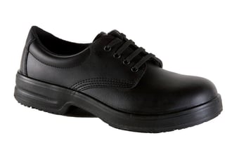 picture of Tuffking S1 SRC - Vegan - Black Unisex Breathable Microfibre Lace Shoe - GN-9213