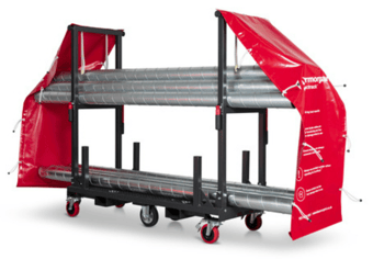 picture of ArmorGard Ductrack - Piping and Ducting Rack - 138kg - 1835mm x 750mm x 1860mm - [AG-DR1] - (SB)