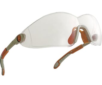 Picture of Delta Plus - Vulcano2 Clear - Polycarbonate Single Lens Glasses - [LH-VULC2ORIN]