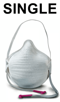picture of Moldex Small Face P2 Non Valved Respiratory Mask - Single - [MO-3150]