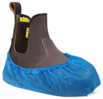 picture of Chemsplash 3.5 Gram CPE Compressed Polyethylene Ladies Over Shoe - Blue - Pack 100 - [BG-2520]