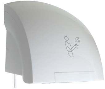 picture of Magnum Chord Hand Dryer in White ABS - [BP-HCH1AW]