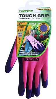 Picture of Dekton Tough Grip Latex Coated Gardening Gloves - 7/Small - [PD-DTG1010]