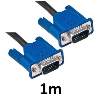 picture of Tekbox VGA Male to Male Cable - 1m - [TKB-VGAC-1M]