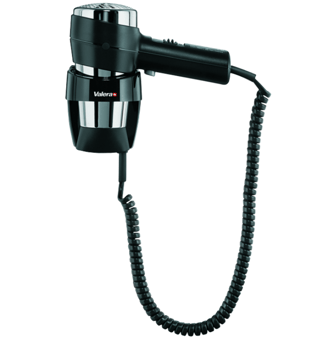 picture of Valera Action Wall Mounted Hair Dryer 1600w - Black & Chrome - [BP-EPAVAB-6]