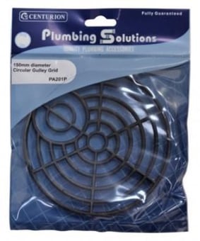 Picture of Gulley Grid Drain Cover - Circular - 150mm Diameter - CTRN-CI-PA201P