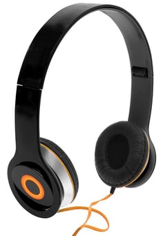 picture of Deluxe Foldable Travel Headphones with Adjustable Headband - [FG-RY826]
